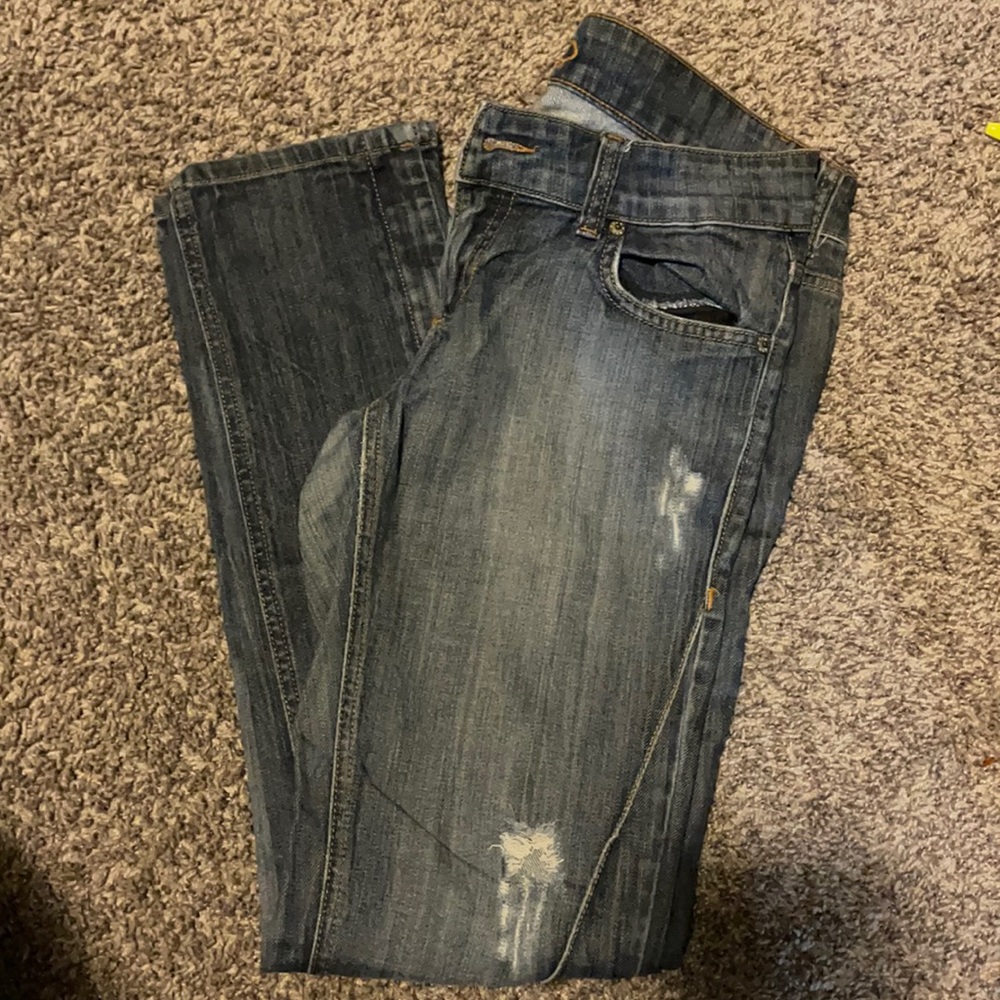 Pre Owned Car Mar jeans with Zip Ankle detail